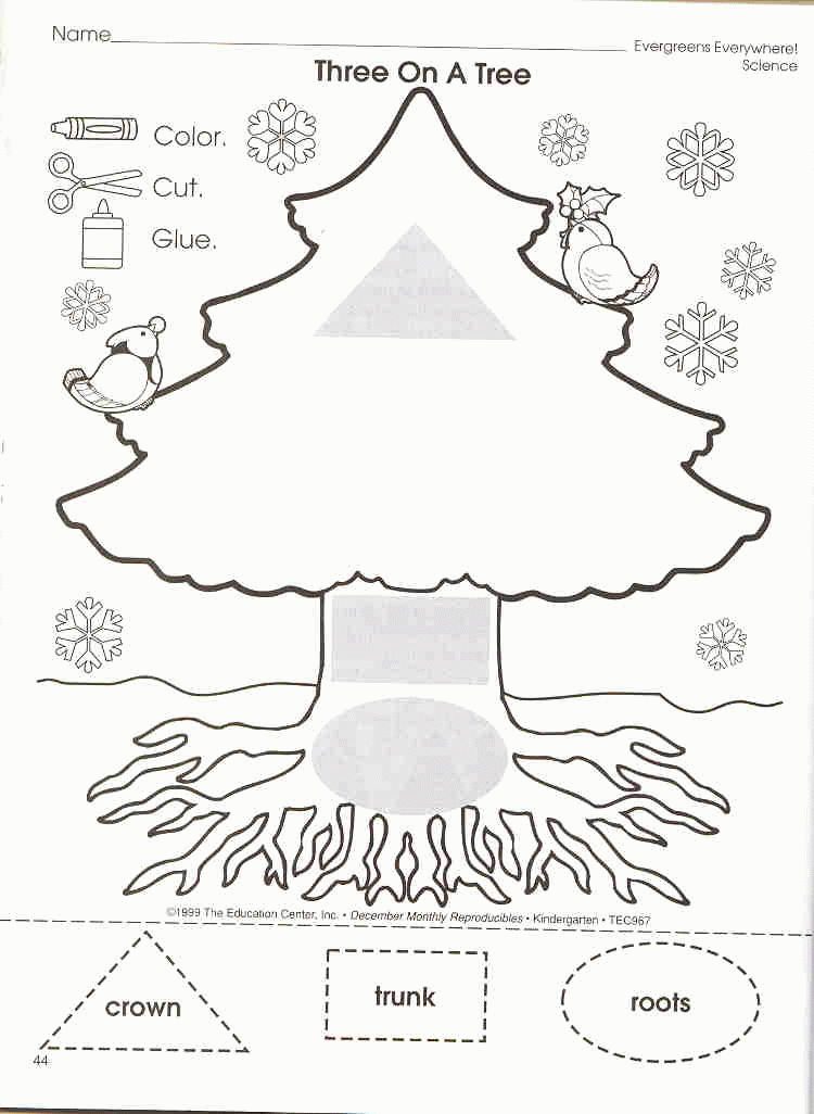 Choinka kolorowanki